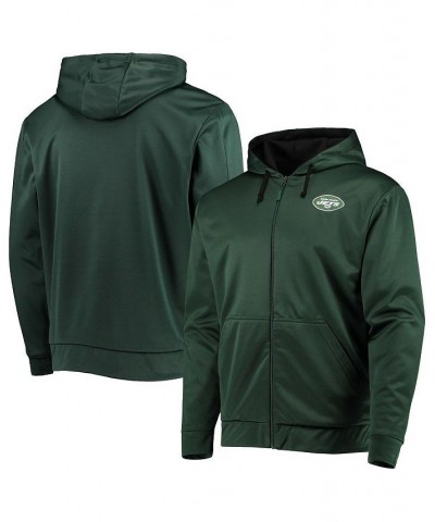 Men's Green and Black New York Jets Apprentice Full-Zip Hoodie $46.00 Sweatshirt