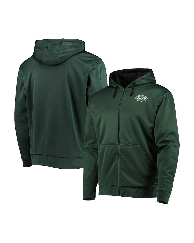 Men's Green and Black New York Jets Apprentice Full-Zip Hoodie $46.00 Sweatshirt