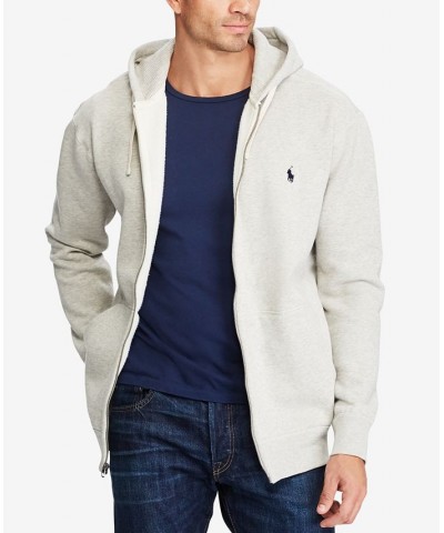 Men's Big & Tall Full-Zip Classic Fleece Hoodie Tan/Beige $62.16 Sweatshirt