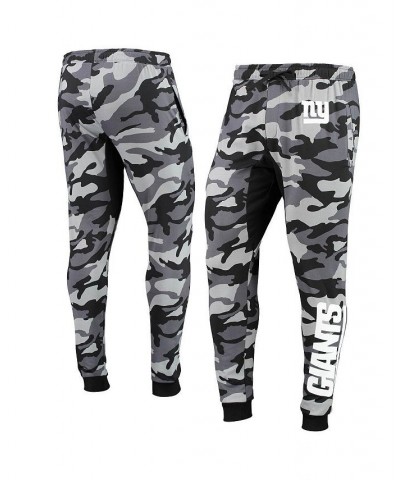 Men's Black New York Giants Camo Jogger Pants $35.20 Pants