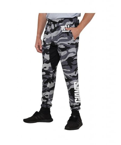 Men's Black New York Giants Camo Jogger Pants $35.20 Pants