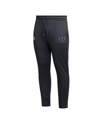 Men's Black Washington Huskies AEROREADY Tapered Pants $39.10 Pants