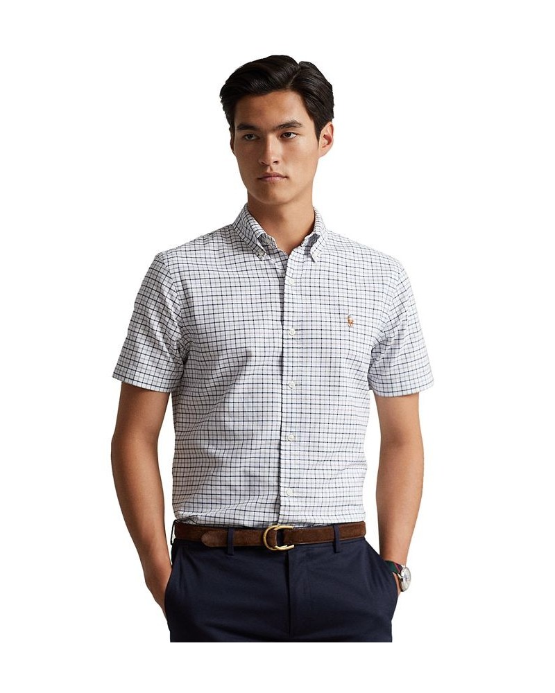 Men's Classic-Fit Oxford Shirt Gray $58.75 Shirts