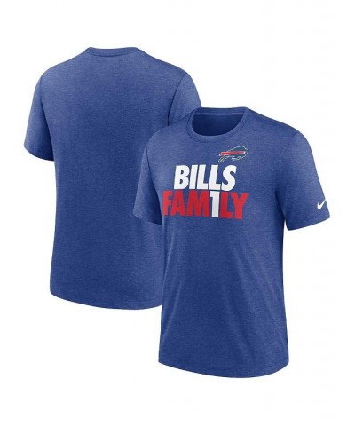 Men's Heathered Royal Buffalo Bills Local Tri-Blend T-shirt $24.50 T-Shirts