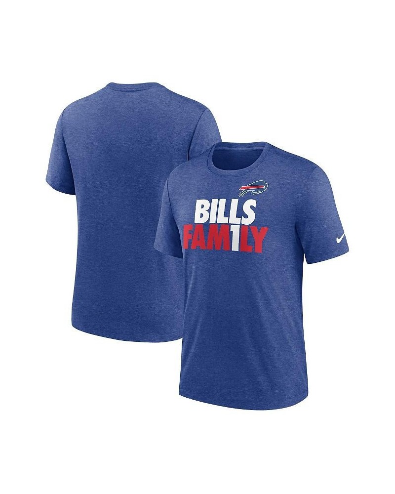 Men's Heathered Royal Buffalo Bills Local Tri-Blend T-shirt $24.50 T-Shirts
