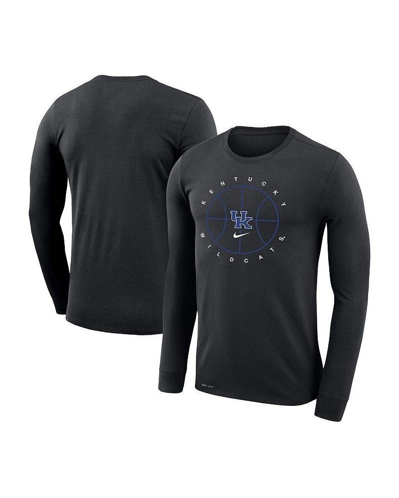 Men's Black Kentucky Wildcats Basketball Icon Legend Performance Long Sleeve T-shirt $27.50 T-Shirts