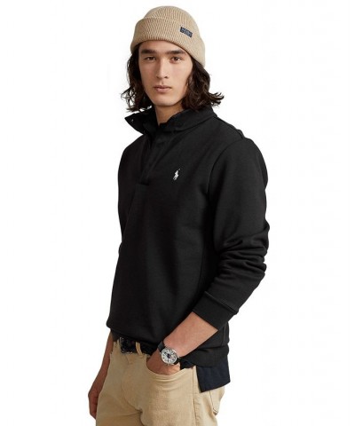 Men's Jersey Hooded T-Shirt Black Heather $35.78 Sweatshirt