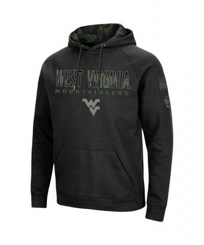 Men's Black West Virginia Mountaineers OHT Military-Inspired Appreciation Camo Pullover Hoodie $37.50 Sweatshirt