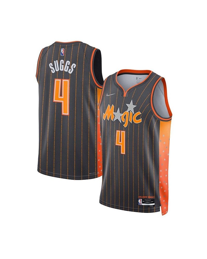 Men's Jalen Suggs Anthracite Orlando Magic 2021/22 Swingman Jersey - City Edition $36.38 Jersey