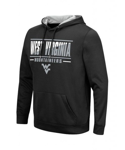 Men's Black West Virginia Mountaineers Slash Stack 2.0 Pullover Hoodie $35.09 Sweatshirt