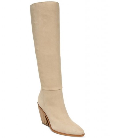 Annabel Tall Western Boots Tan/Beige $49.60 Shoes