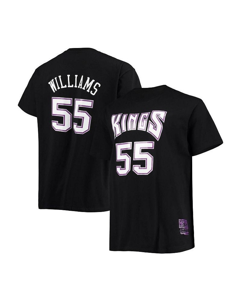 Men's Jason Williams Black Sacramento Kings Big & Tall Hardwood Classics Name and Number T-shirt $24.43 T-Shirts