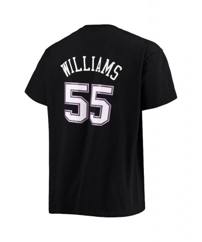 Men's Jason Williams Black Sacramento Kings Big & Tall Hardwood Classics Name and Number T-shirt $24.43 T-Shirts