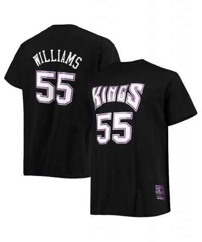 Men's Jason Williams Black Sacramento Kings Big & Tall Hardwood Classics Name and Number T-shirt $24.43 T-Shirts