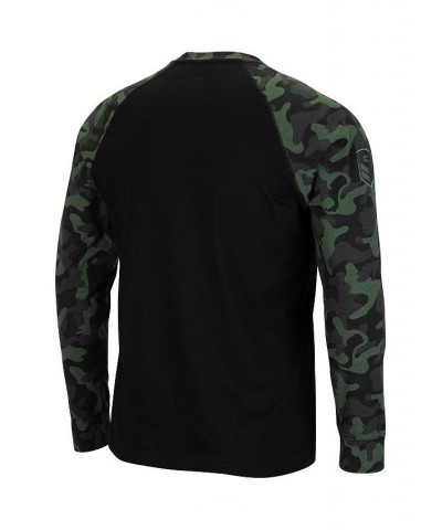 Men's Black, Camo Arkansas Razorbacks Big and Tall OHT Military-Inspired Appreciation Raglan Long Sleeve T-shirt $27.30 T-Shirts