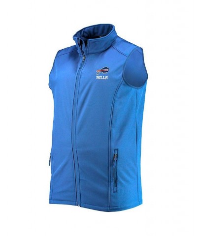 Men's Royal Buffalo Bills Big and Tall Archer Softshell Full-Zip Vest $39.20 Jackets