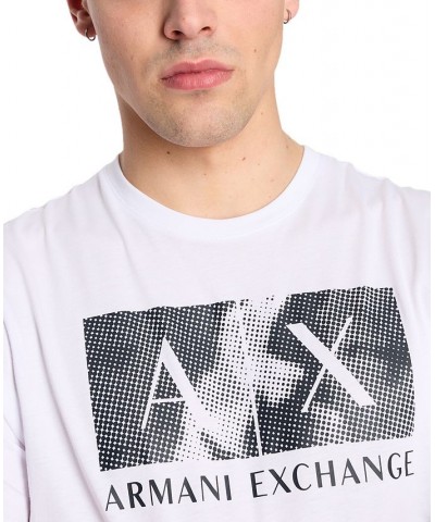 Men's Regular-Fit Box Logo Graphic T-Shirt White $32.90 T-Shirts