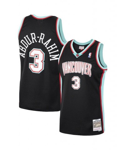 Men's Shareef Abdur-Rahim Black Vancouver Grizzlies 2000-2001 Hardwood Classics Swingman Jersey $60.90 Jersey