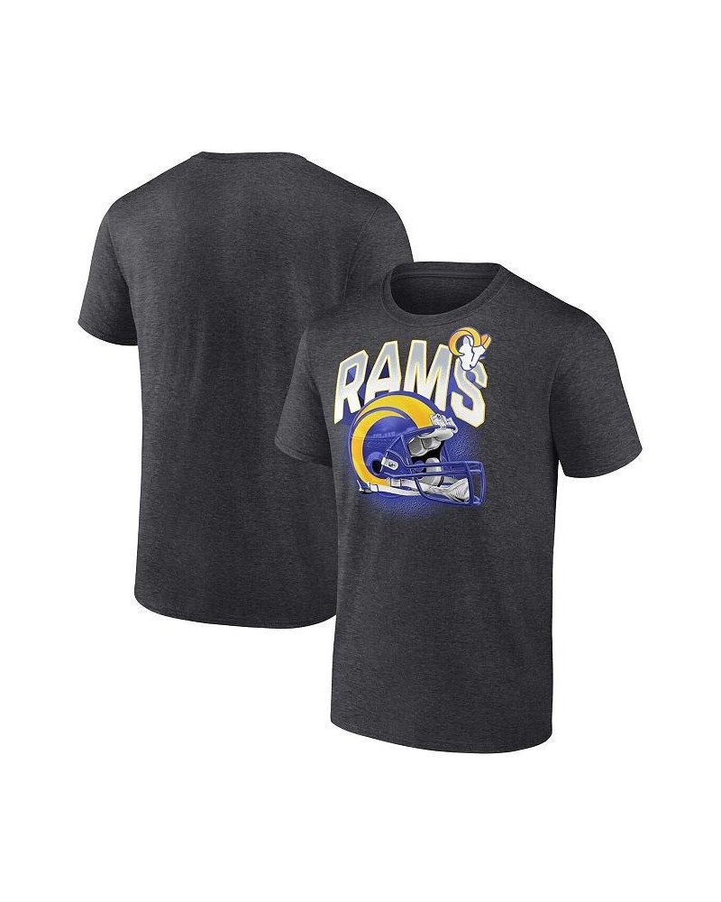 Men's Branded Heathered Royal Los Angeles Rams Big and Tall End Around T-shirt $23.00 T-Shirts