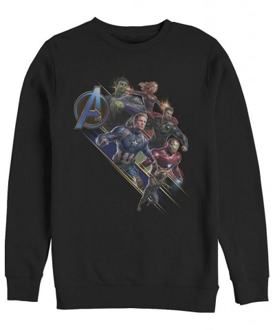 Marvel Men's Avengers Endgame Group Action, Crewneck Fleece Black $25.85 Sweatshirt