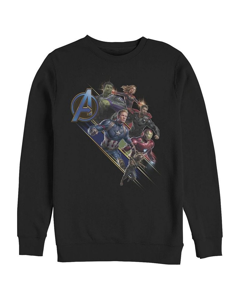 Marvel Men's Avengers Endgame Group Action, Crewneck Fleece Black $25.85 Sweatshirt