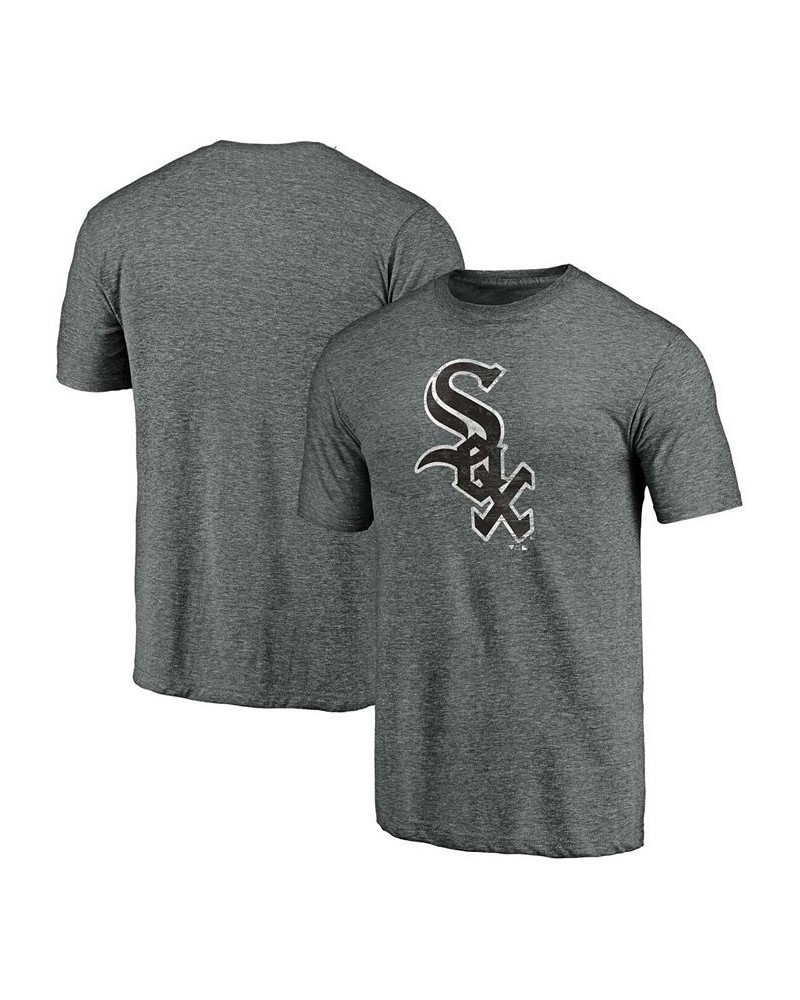 Men's Heathered Charcoal Chicago White Sox Weathered Official Logo Tri-Blend T-shirt $24.74 T-Shirts