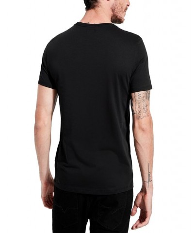 Men's Embroidered Logo T-shirt Black $22.05 T-Shirts