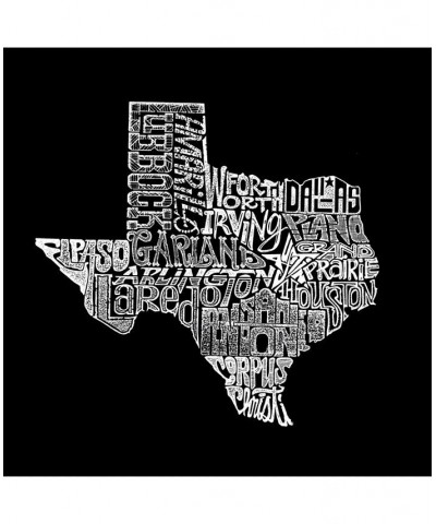 The Great State of Texas Men's Raglan Word Art T-shirt Gray $18.90 T-Shirts
