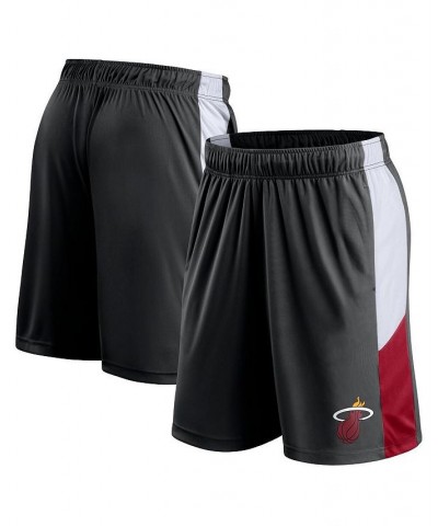 Men's Branded Black Miami Heat Champion Rush Practice Performance Shorts $18.00 Shorts