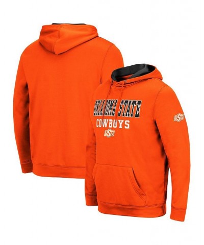 Men's Orange Oklahoma State Cowboys Sunrise Pullover Hoodie $27.30 Sweatshirt