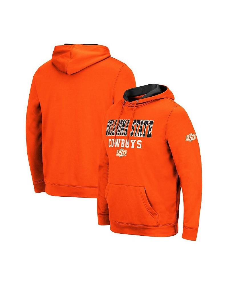 Men's Orange Oklahoma State Cowboys Sunrise Pullover Hoodie $27.30 Sweatshirt