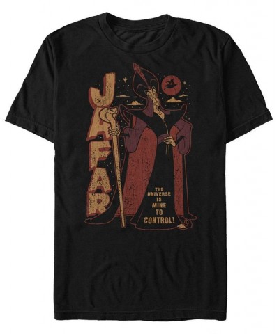 Disney Men's Aladdin Jafar Controls the Universe, Short Sleeve T-Shirt Black $18.89 T-Shirts