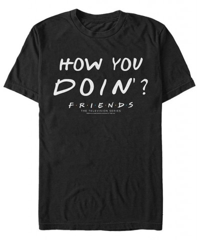 Friends Men's Joey Tribbiani How You Doin Quote Short Sleeve T-Shirt $18.54 T-Shirts