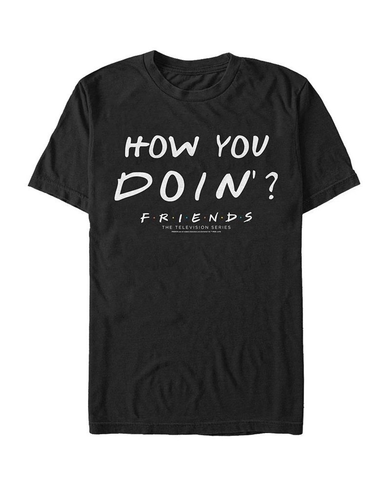 Friends Men's Joey Tribbiani How You Doin Quote Short Sleeve T-Shirt $18.54 T-Shirts