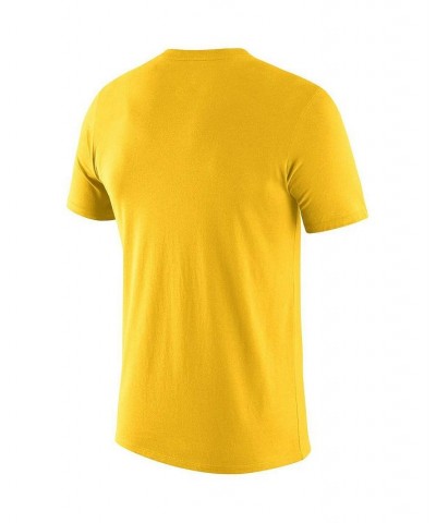 Men's Brand Maize Michigan Wolverines Basketball Icon Legend Performance T-shirt $29.49 T-Shirts