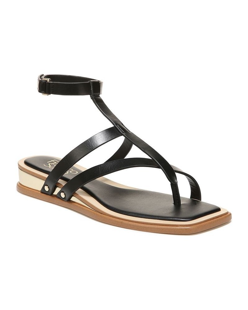 Sybil Thong Sandals Black $47.50 Shoes