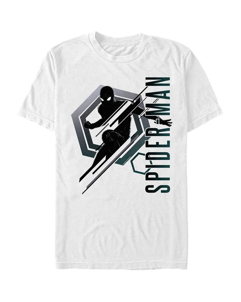 Marvel Men's Spider-Man Far From Home Stealth Suit Silhouette, Short Sleeve T-shirt White $16.10 T-Shirts