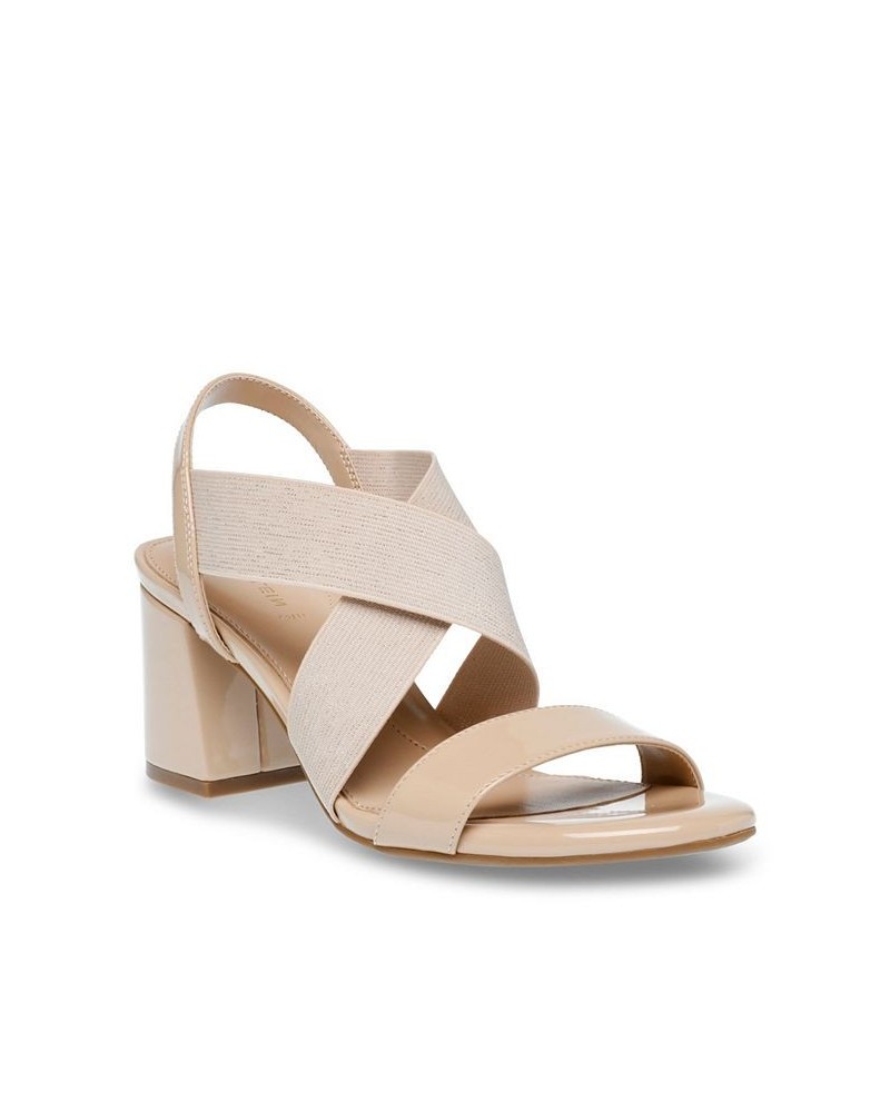 Women's Ryles Heel Sandals Tan/Beige $35.60 Shoes