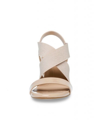 Women's Ryles Heel Sandals Tan/Beige $35.60 Shoes