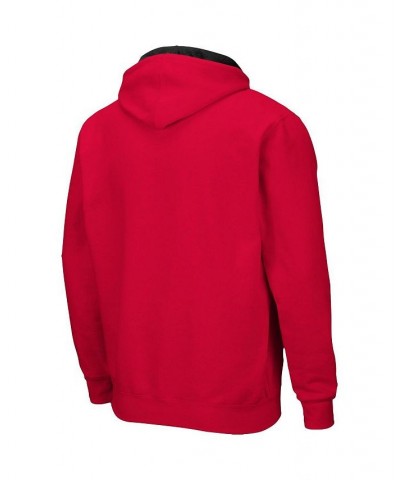 Men's Scarlet UNLV Rebels Arch and Logo 3.0 Full-Zip Hoodie $30.00 Sweatshirt