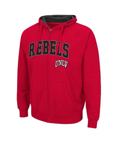 Men's Scarlet UNLV Rebels Arch and Logo 3.0 Full-Zip Hoodie $30.00 Sweatshirt