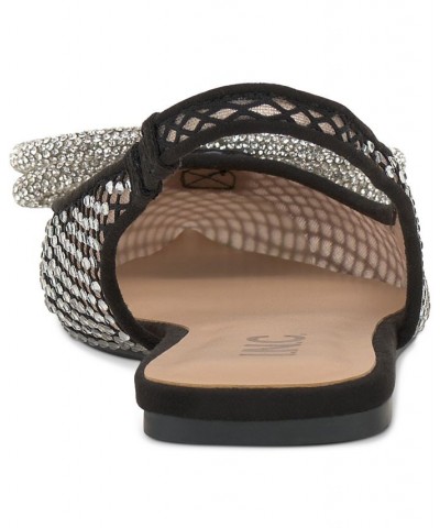Women's Misiya Embellished Pointed-Toe Slingback Flats Black $42.07 Shoes
