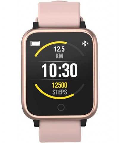 Unisex Q7 Fitness Tracker Blush Silicone Band Smartwatch with Gray Interchangeable Straps, 44mm $17.15 Watches