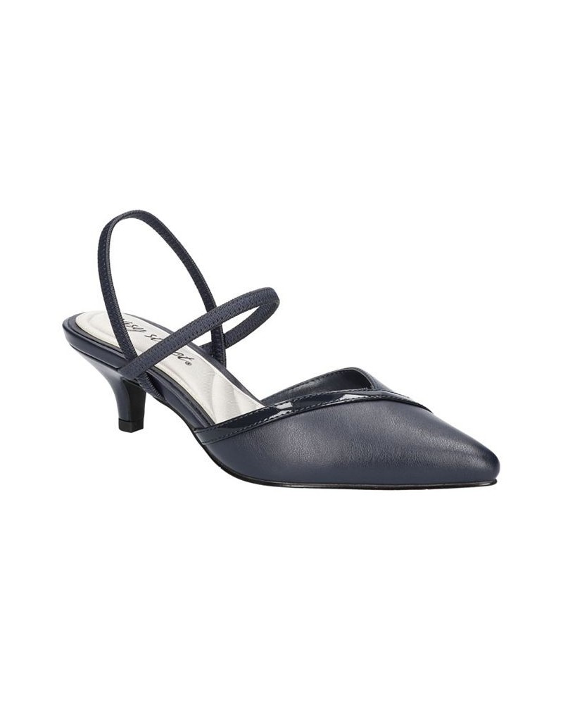 Women's Unna Pumps Navy $32.90 Shoes