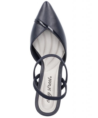 Women's Unna Pumps Navy $32.90 Shoes