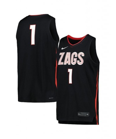 Men's Black Gonzaga Bulldogs Icon Replica Basketball Jersey $43.20 Jersey