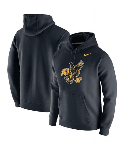 Men's Black Iowa Hawkeyes Vintage-Like School Logo Pullover Hoodie $39.95 Sweatshirt