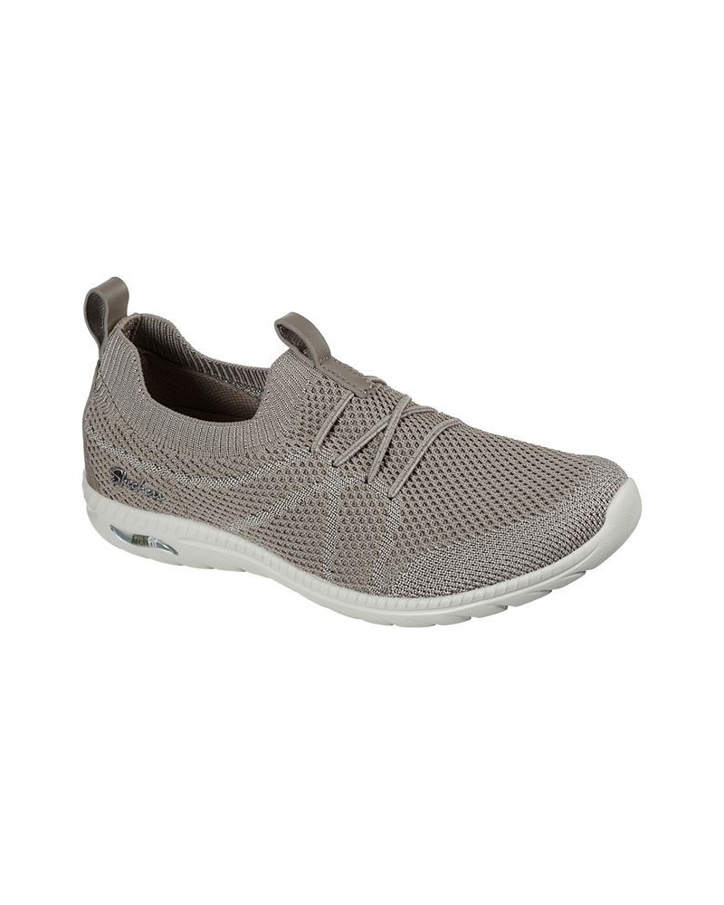 Women's Arch Fit Flex Slip-On Walking Sneakers Gray $34.00 Shoes