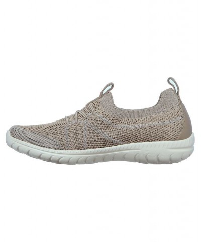 Women's Arch Fit Flex Slip-On Walking Sneakers Gray $34.00 Shoes