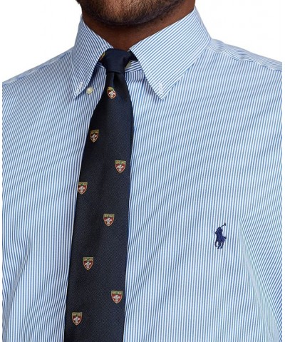 Men's Big & Tall Classic-Fit Poplin Shirt Blue/white Hairline Stripe $49.95 Shirts